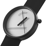 Projects Watches Diagram 17 White Watch | Black Silicone 7217W-BS