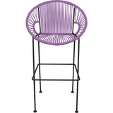 Innit Designs Puerto Bar Stool | Black/Orchid-10b.01.12