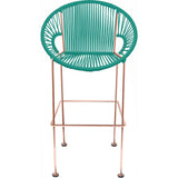 Innit Designs Puerto Bar Stool | Copper/Turquoise-10b.04.09