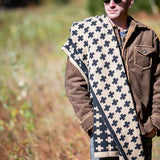 In2green Reversible Wool Small Cross Eco Throw