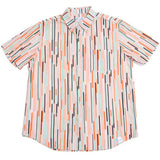 Bermies African Stripes Rayon Shirt | Multicolor