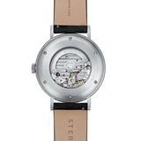 Sternglas Topograph 2.0 Watch Leather Strap | Black Silver/Vintage Nero