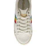 Gola Women's Orchid Platform Rainbow Sneakers | Off White/Multi