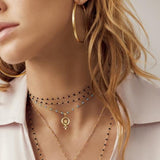 Awe Inspired Enamel Necklace | 14"-18"