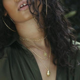 Awe Inspired Enamel Necklace | 14"-18"