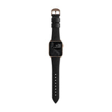 Nomad Modern Slim Watch Strap 40mm / 38mm | Black/Gold Hardware