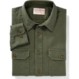 Filson 6Oz Drill Chino Shirt | Olive L 11010690