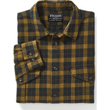 Filson Light Weight Alaskan Guide Shirt | Black/Mustard- 11010743BlkMust--M Long
