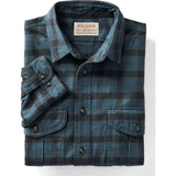 Filson Alaskan Guide Extra Long Shirt | Midnight Black M Long 1st Plaid 11012007Midnight Black