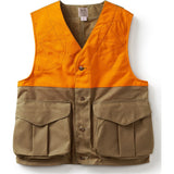 Filson Upland Hunting Vest | Dark Beige L 1st Blaze 11016025TanBlaze