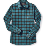 Filson Women's Alaskan Guide Shirt | Cotton -Emerald/Forest M