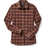 Filson Women's Alaskan Guide Shirt | Cotton -Rust/Brown M