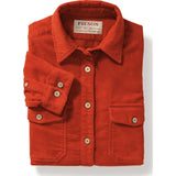 Filson Women's Wind-Resistant Shirt | Moleskin XS -Burnt Orange 11020161