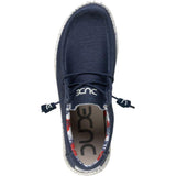 Hey Dude Wally Stretch Shoes | Blue