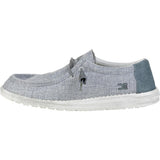 Hey Dude Wally Woven Shoes | Grey White