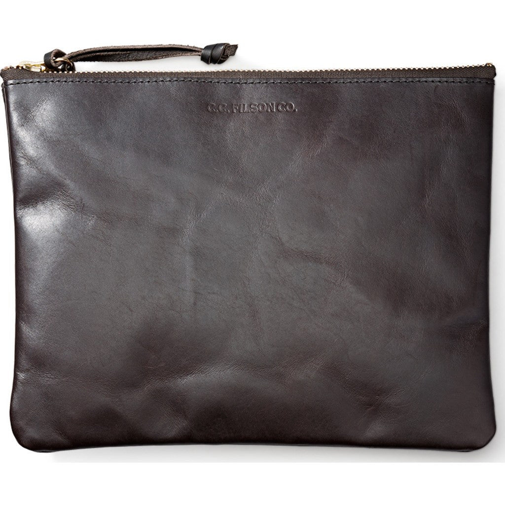 Rustico AC0190-0001 High Line Leather Pouch - Small in Dark Brown