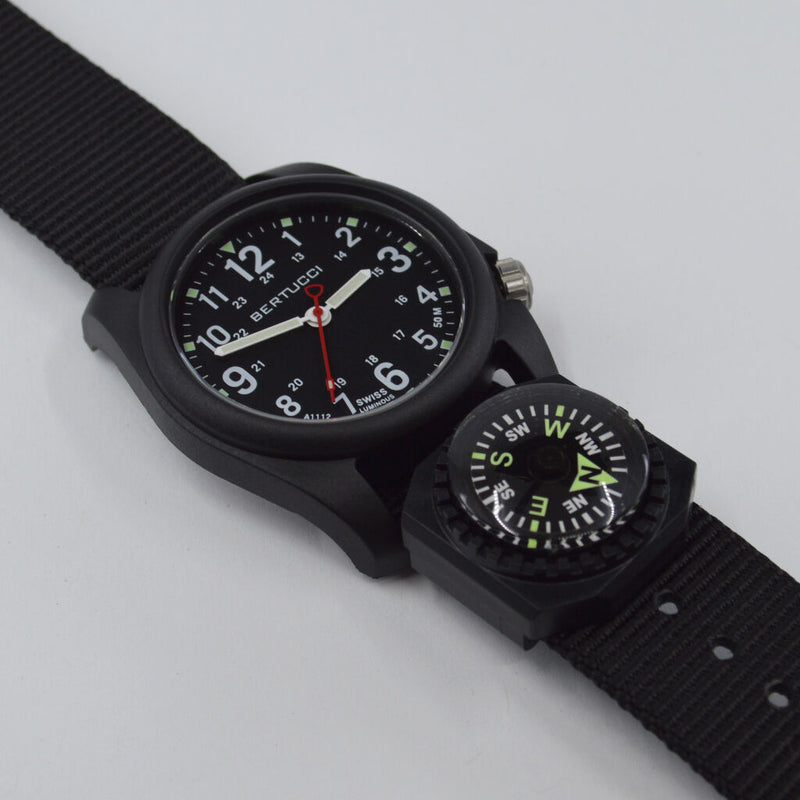 Bertucci DX3 Compass Watch |  Black Nylon 11102