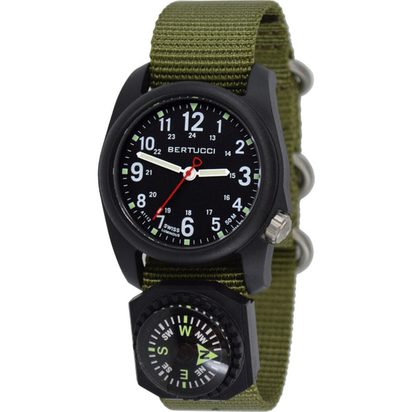Bertucci DX3 Compass Watch | Black Forest Nylon 11103