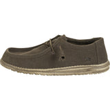 Hey Dude Wally L Canvas Shoes | Chocolate