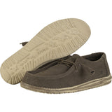 Hey Dude Wally L Canvas Shoes | Chocolate