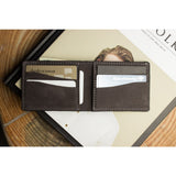 Kiko Leather Bi-Fold Wallet | Brown 112