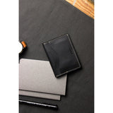 Kiko Leather Slide Card Case | Black 113blk
