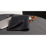 Kiko Leather Slide Card Case | Black 113blk