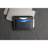 Kiko Leather Slide Card Case | Black 113blk