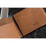 Kiko Leather Simplistic Leather Wallet | Brown 114brwn