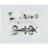 Resource Decor Mercedes Benz 1955 Print | Distressed Wood