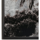 Resource Decor Venice Palm Trees Siver Leaf Print | Solid Wood