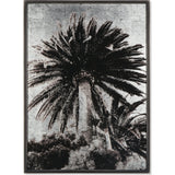 Resource Decor Venice Palm Trees Siver Leaf Print | Solid Wood