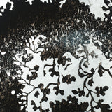 Resource Decor Silver Leaf Floral Large Print | Antique Brass