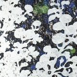 Resource Decor Silver Leaf Floral Large Print | Antique Brass