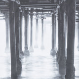 Resource Decor Santa Monica Pier Print | Distressed Wood