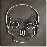 Resource Decor Led Neon Skull Light | Concrete