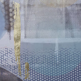 Resource Decor Blue Dust Abstract Print | Solid Wood