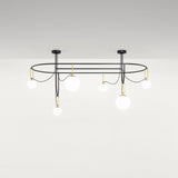 Artemide NH S5 Elliptic LED Max 2x15W/E26 + 4x5W/E12