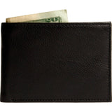 Kiko Leather Traditional Bi-Fold Wallet | Black 127blk