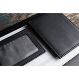 Kiko Leather Traditional Bi-Fold Wallet | Black 127blk