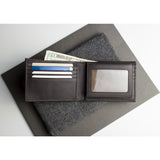 Kiko Leather Traditional Bi-Fold Wallet | Brown 127brwn