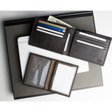 Kiko Leather Traditional Bi-Fold Wallet | Brown 127brwn