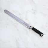 Messermeister San Moritz Elite Round Tip Kullenschliff Slicer | 10"