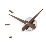 Nomon Sunset I Wall Clock | Walnut/Chromed Brass