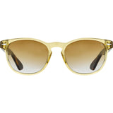 American Optical AO-1004 Sunglasses | Yellow Crystal Tortoise/Brown Gradient Nylon