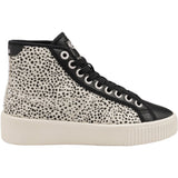 Gola Women's Baseline High Safari Pure Sneakers | Black/Cheetah