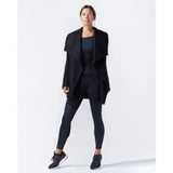 Michi Stoke Ribbed Jacket | Black