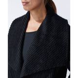 Michi Stoke Ribbed Jacket | Black