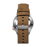 Columbia Collegiate Canyon Ridge Clemson Tigers Men's Analog Watch | Saddle Color Leather Strap