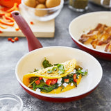 Greenpan Rio Ceramic Nonstick 8" & 10" Open Frypan Set | Red